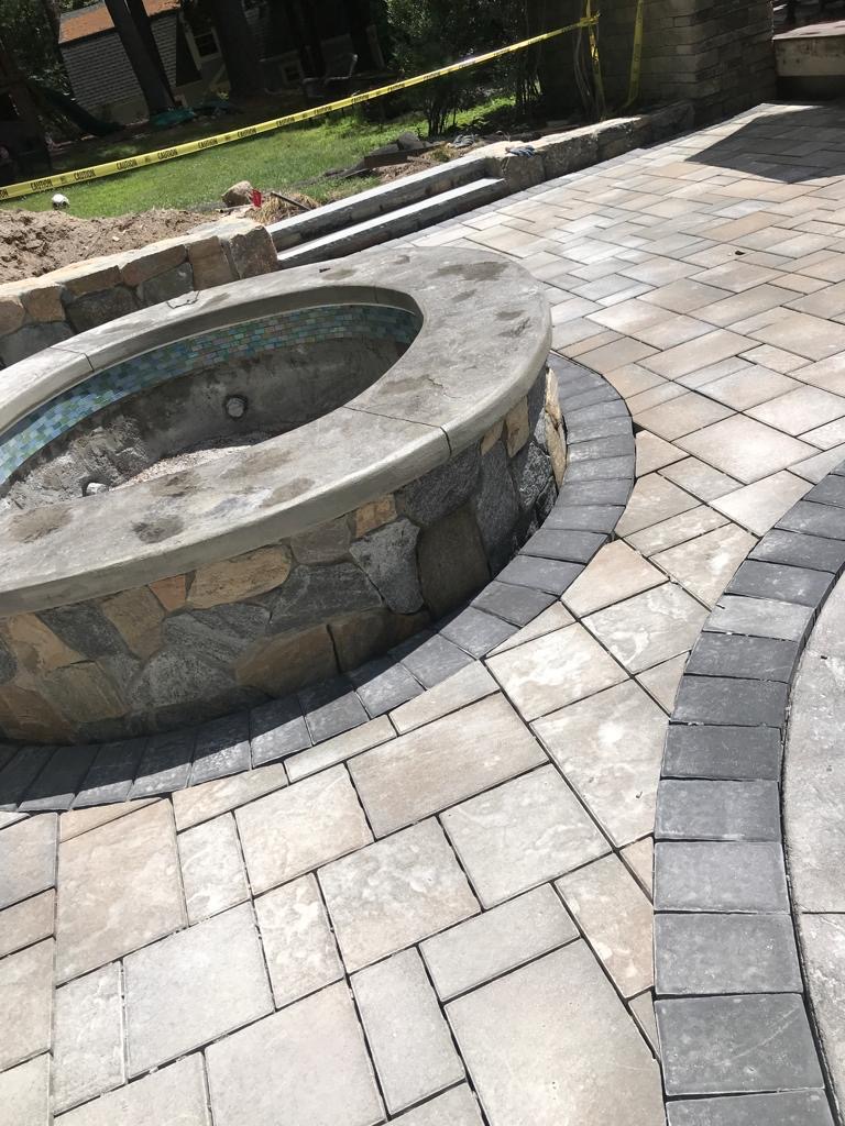 Fire pit patio